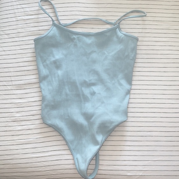 Free People FP Movement Free Throw Bodysuit - Surf Spray (Blue/Teal) - Picture 2 of 7